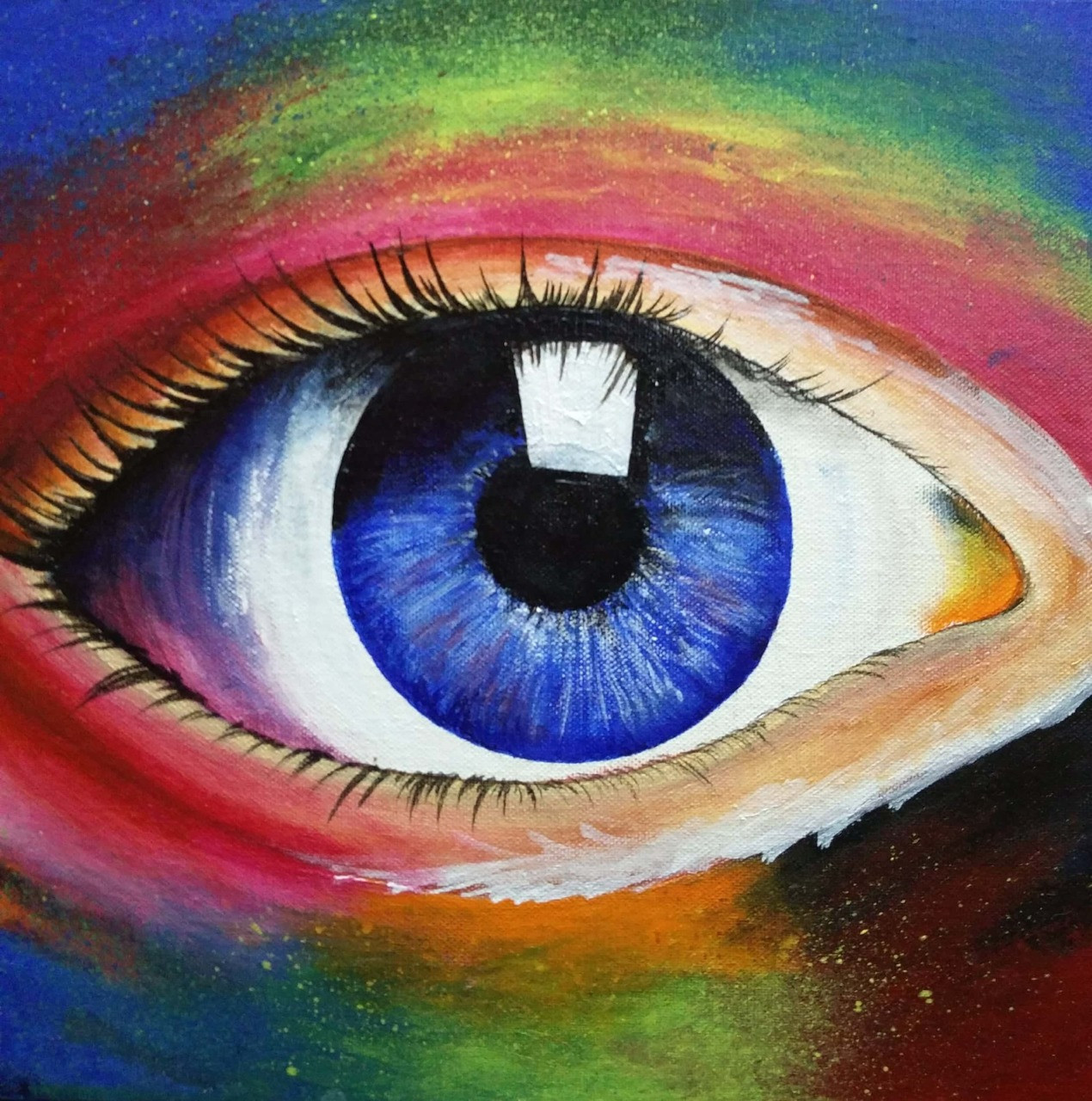 Buy An eye Handmade Painting by Dr. Neha Jain. Code:ART_3548_23083 ...
