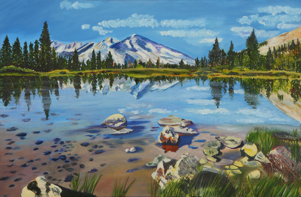 Buy Beautiful Kashmir Handmade Painting by Srinivas B Sireesha. Code