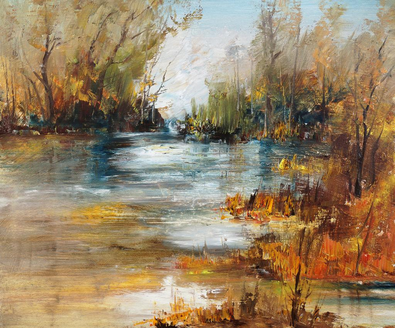 Shop Surface Of Lake In Forest Abstract Landscape Prt 169