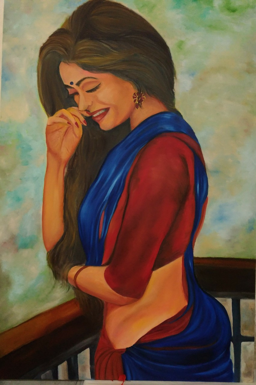Buy In The Moment Handmade Painting By Preena V Code