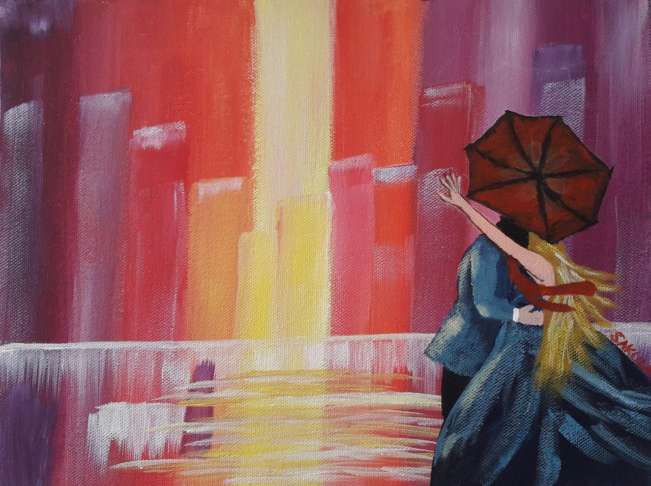 Buy Couple Kissing Handmade Painting by SRAVANTHI AKULA. CodeART_3869