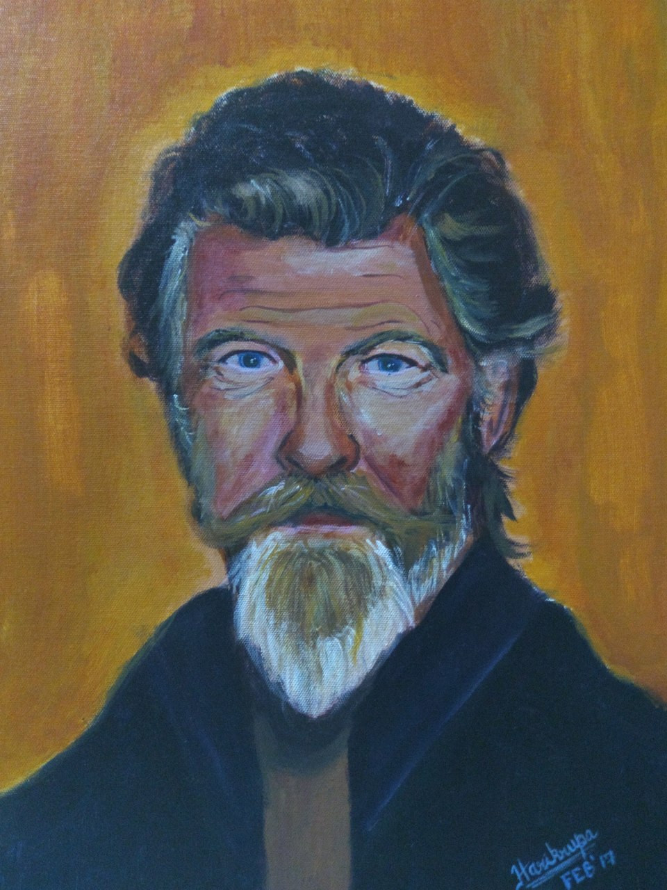 Buy Pierce Brosnan Handmade Painting by HARIKRUPA RAGHUNANDAN. CodeART