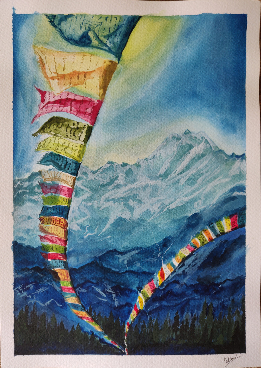 prayer flags art