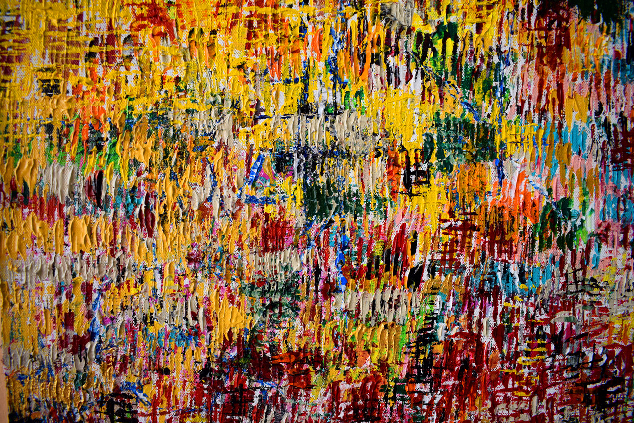 Buy Swiss Flower Boutique Handmade Painting by AATMICA OJHA. CodeART