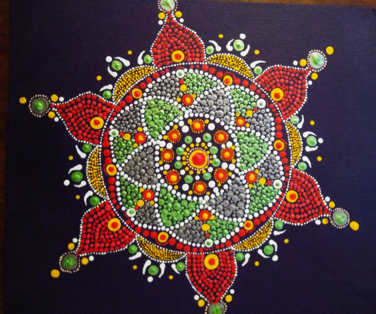 Buy Rangoli Handmade Painting by REENA JAGTIANI. Code ...