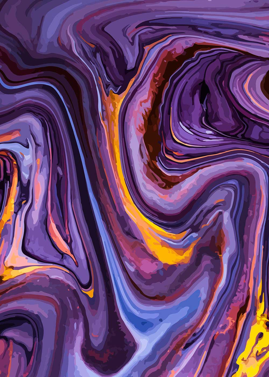 Buy Abstract Marble Vector Art Digital Oil Painting Canvas