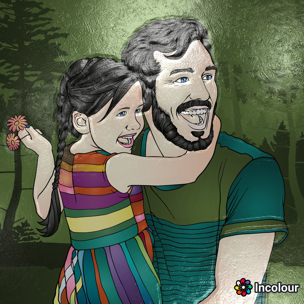Buy Lovely Moment Canvas Art Print By Rajkuwar Naik Code