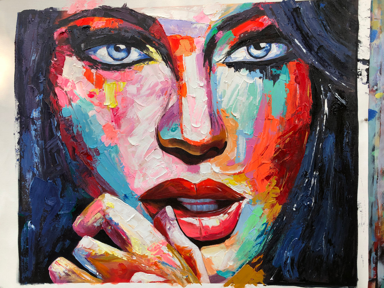 Buy Modern art painting Handmade Painting by KULDEEP SINGH. CodeART