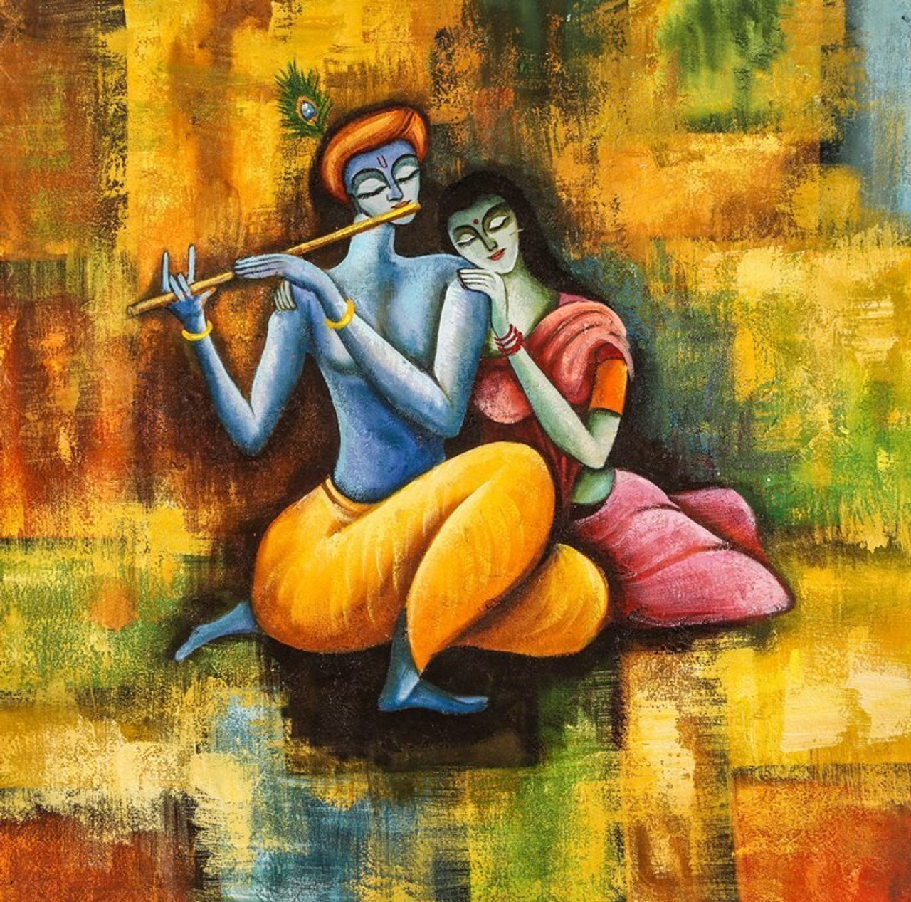 Buy Radha Krishna Love Forever by Community Artists Group@ Rs ...