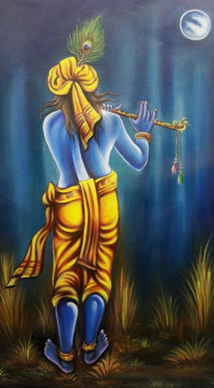 Buy Painting of Lord Krishna Radha Krishna Painting Handmade ...