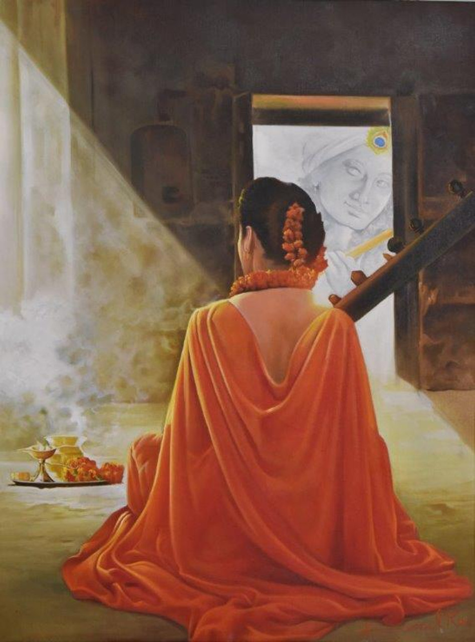 Buy Meera Bai by Kamal Rao@ Rs. 64290. Code:ART_KLRO14_3648 - Shop ...