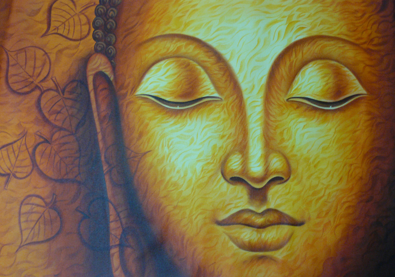 Buy BUDDHA PAINTING VASTU BY ARTOHOLIC Handmade Painting by ARTOHOLIC ...