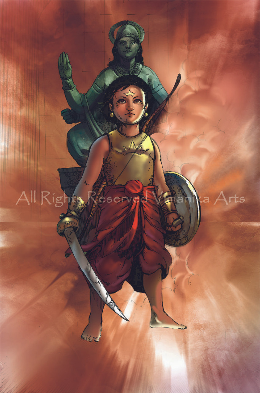 Shop Little Karna Warrior Mahabharata Collection Vimanika ...