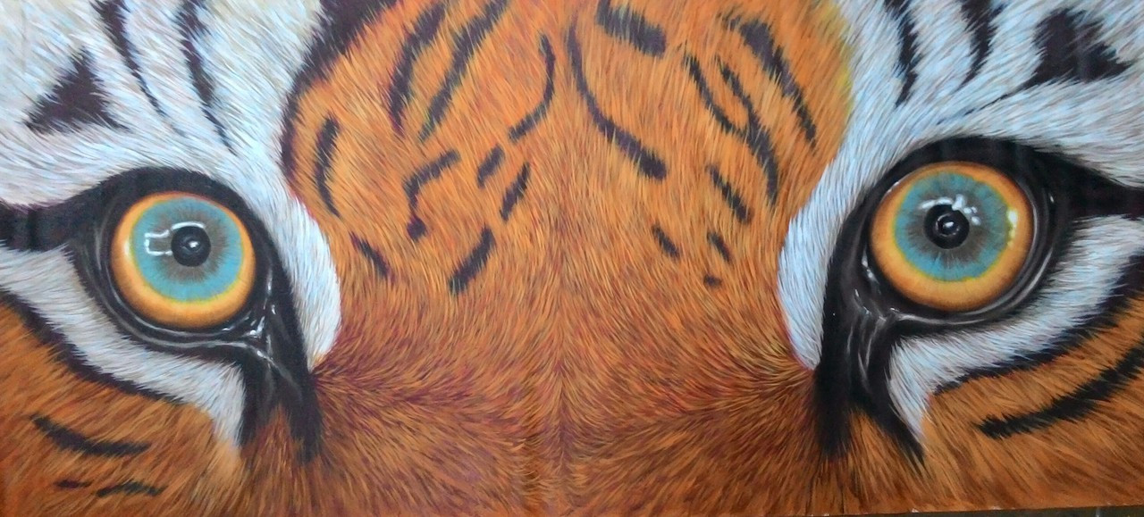 tiger eye painting