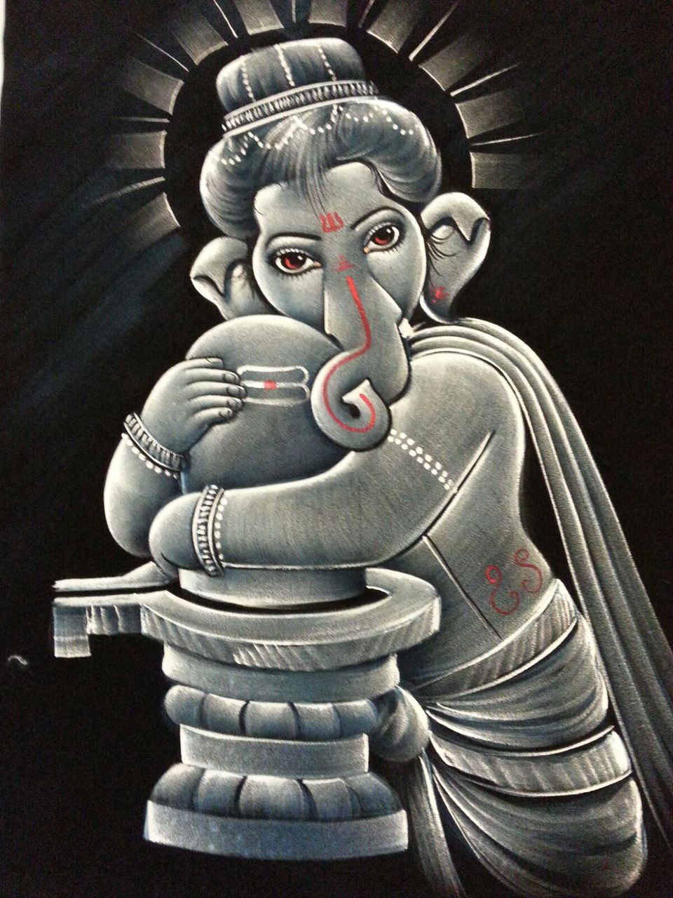 Buy Shiv Ganesh by Community Artists Group@ Rs. 6490. Code ...
