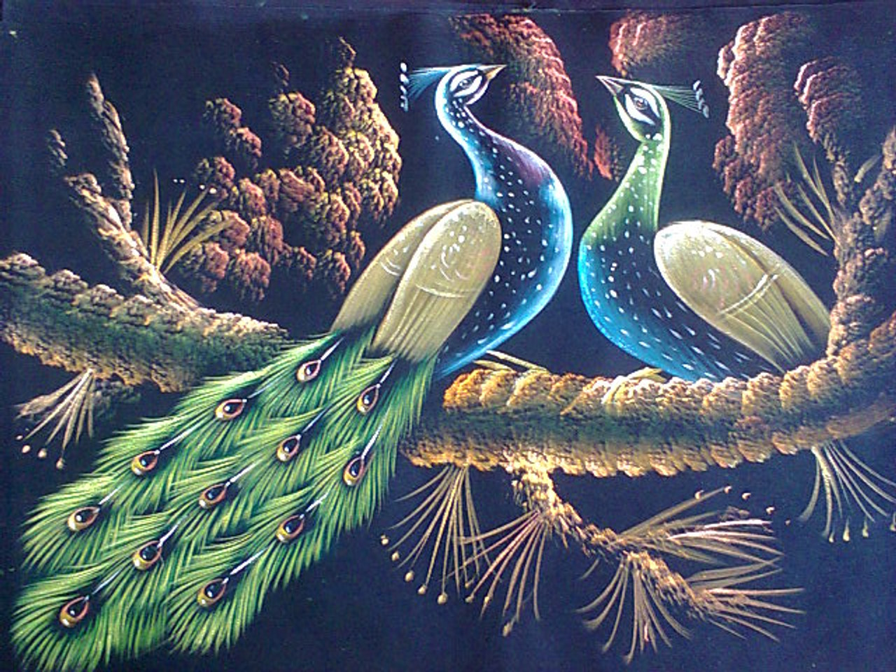 Buy Beautiful Peacock 6 by Community Artists Group@ Rs. 5090. Code ...