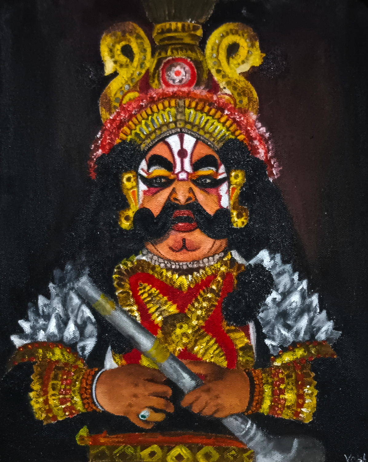 Yakshagana (Showing Character of Lord Krishna) photo & image | historic,  people images at photo community