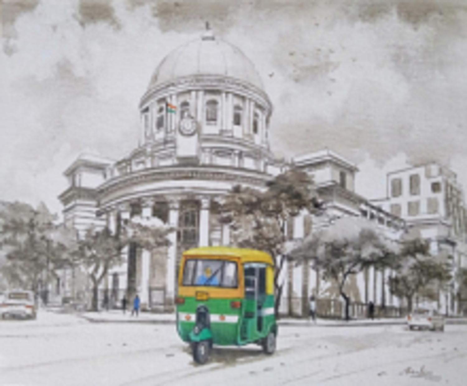 ARTPRINT-Kolkata Drawing (1) | Available for purchase on my … | Flickr