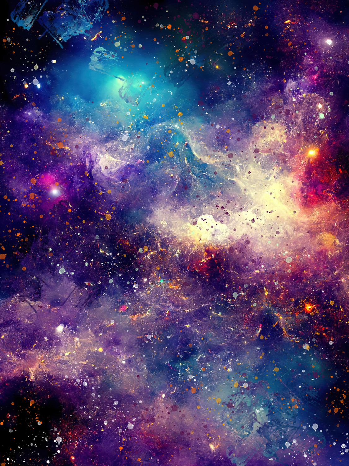 Buy Beautiful Galaxy Canvas Art Print by PAYAL AGGARWAL. Code