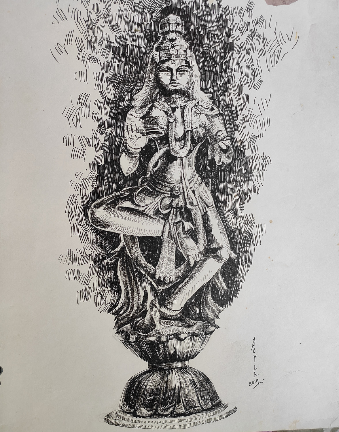 Share 99+ god images sketch latest