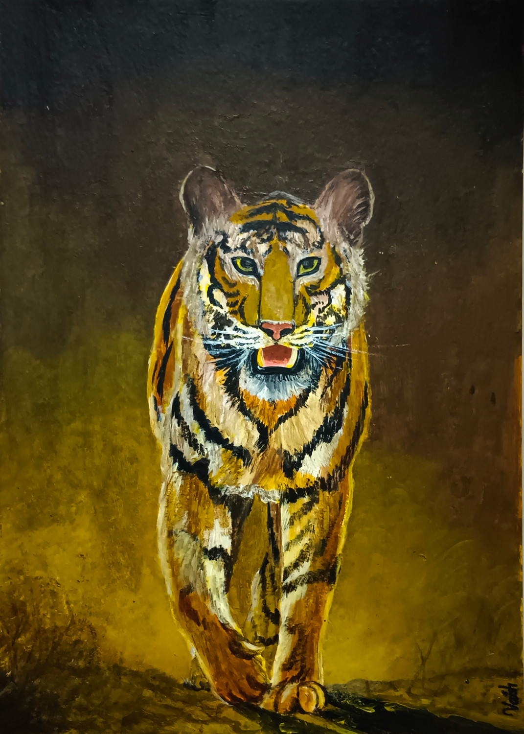 Buy Tiger - Wildlife Realism Painting Online | Fizdi