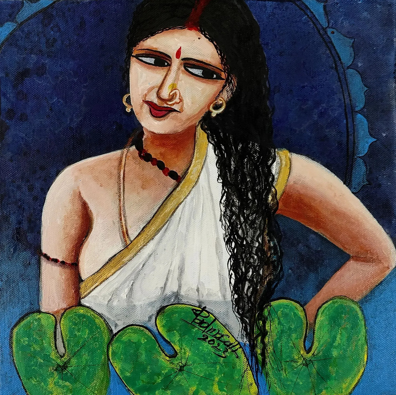 Painting on beauty of India by me