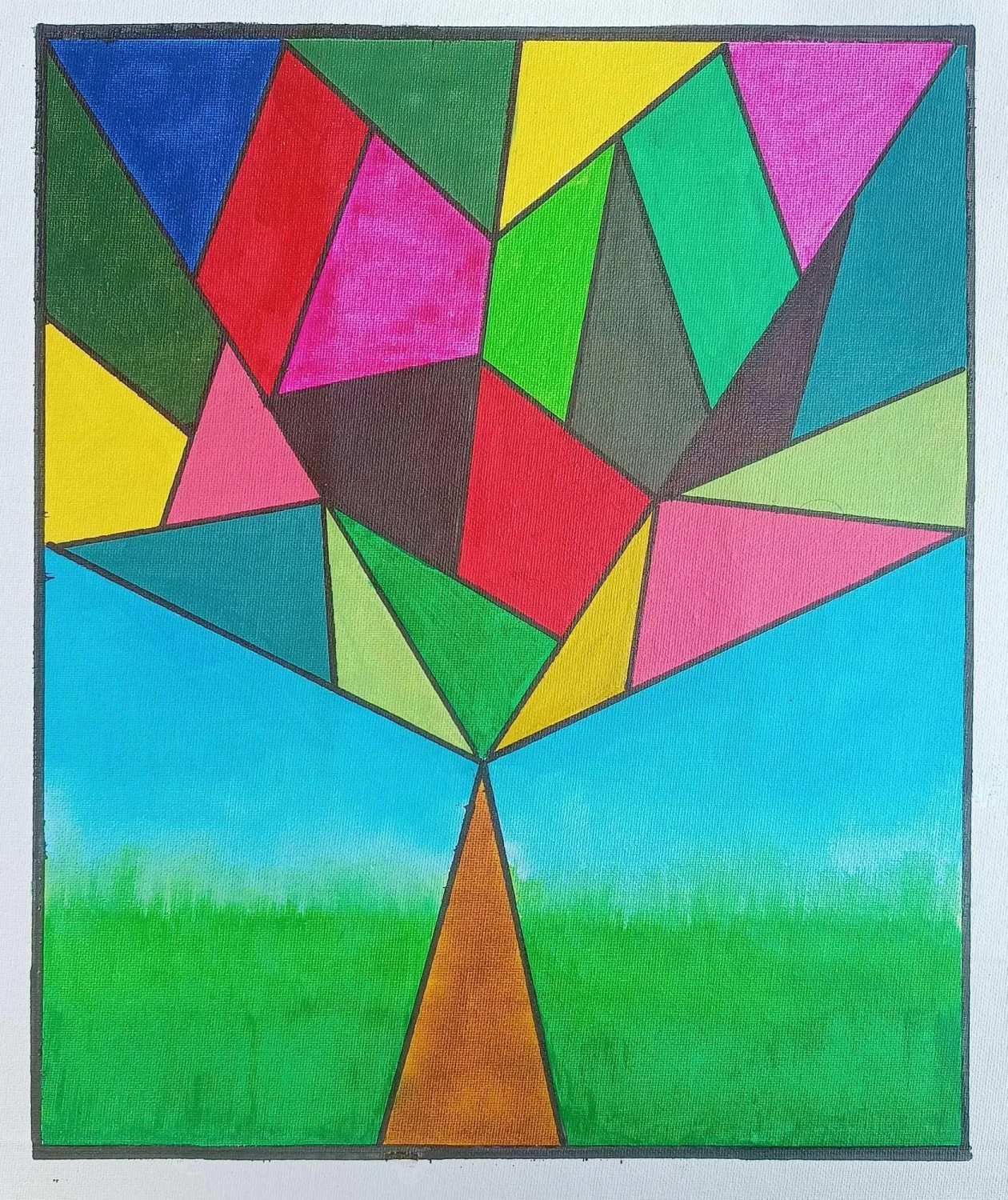 abstract drawing easy