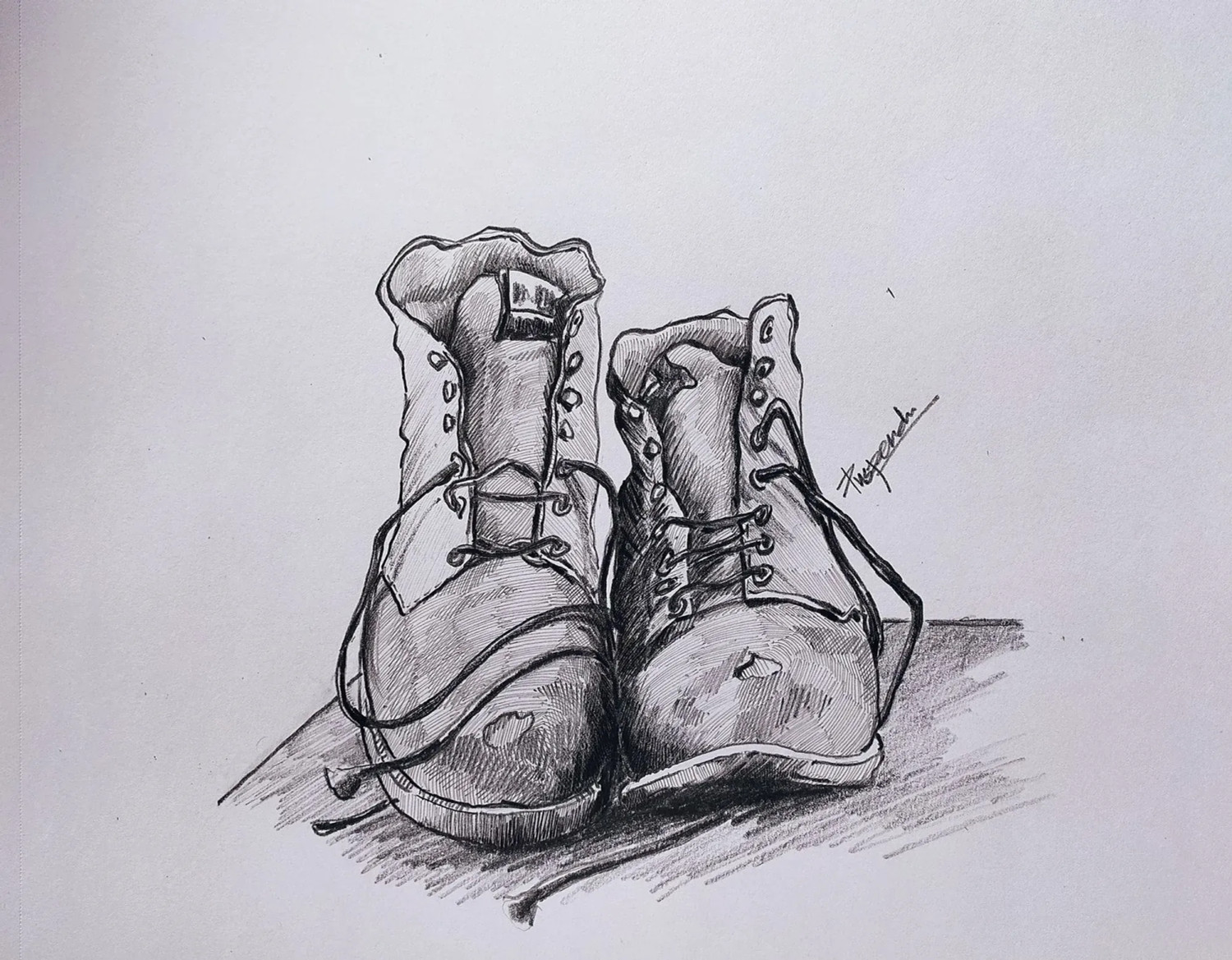 Buy Still Life Pair Of Shoes Realistic Still Life Painting