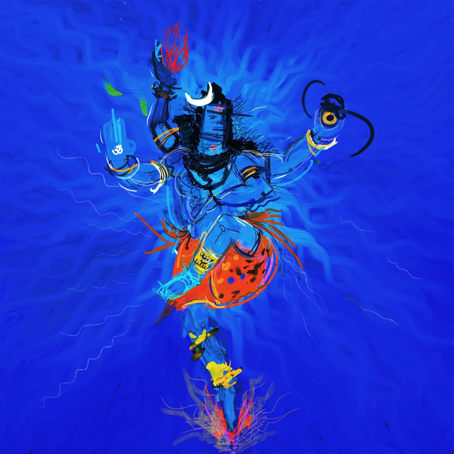 Buy Nataraja Painting | Nataraja: The Dynamic Dance Of Lord Shiva
