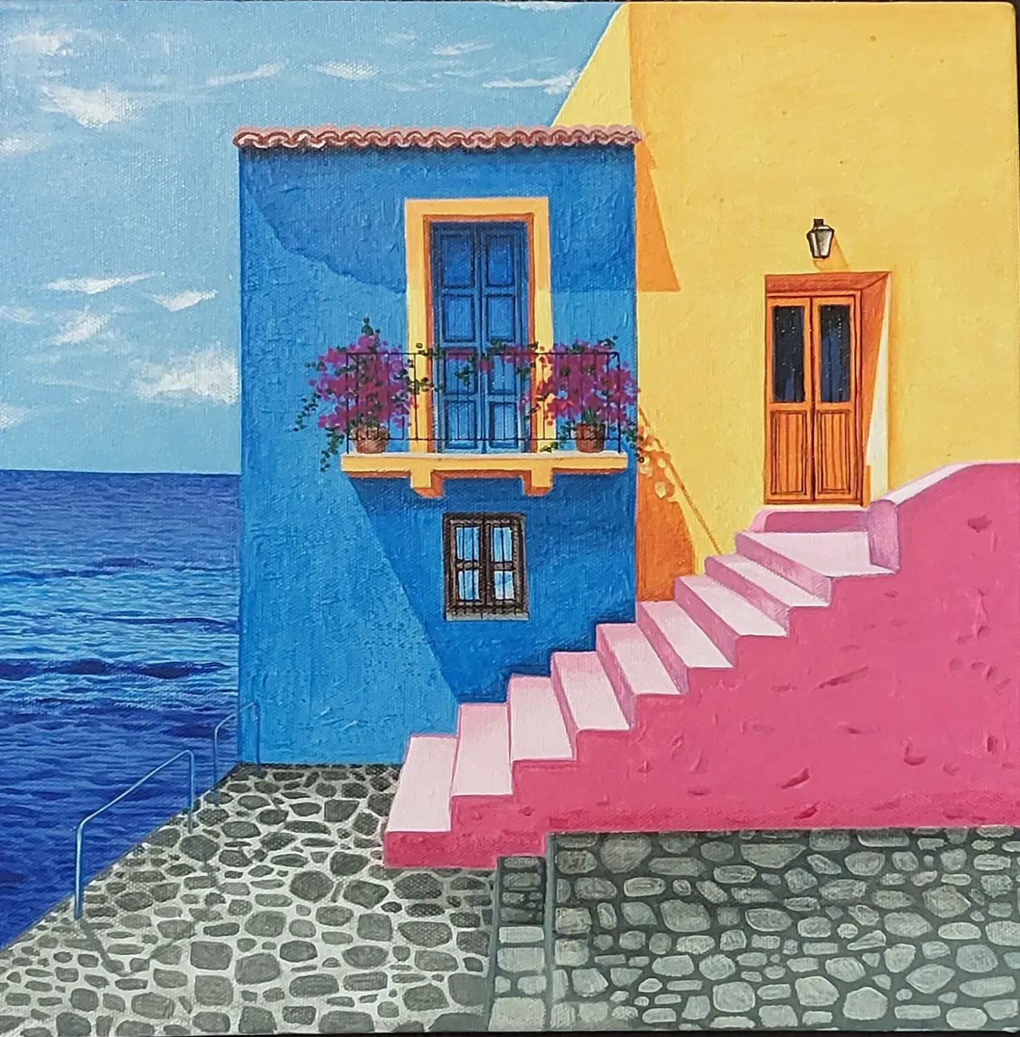 Buy Mediterranean Outdoors 1 - Realism, Mediterranean Painting
