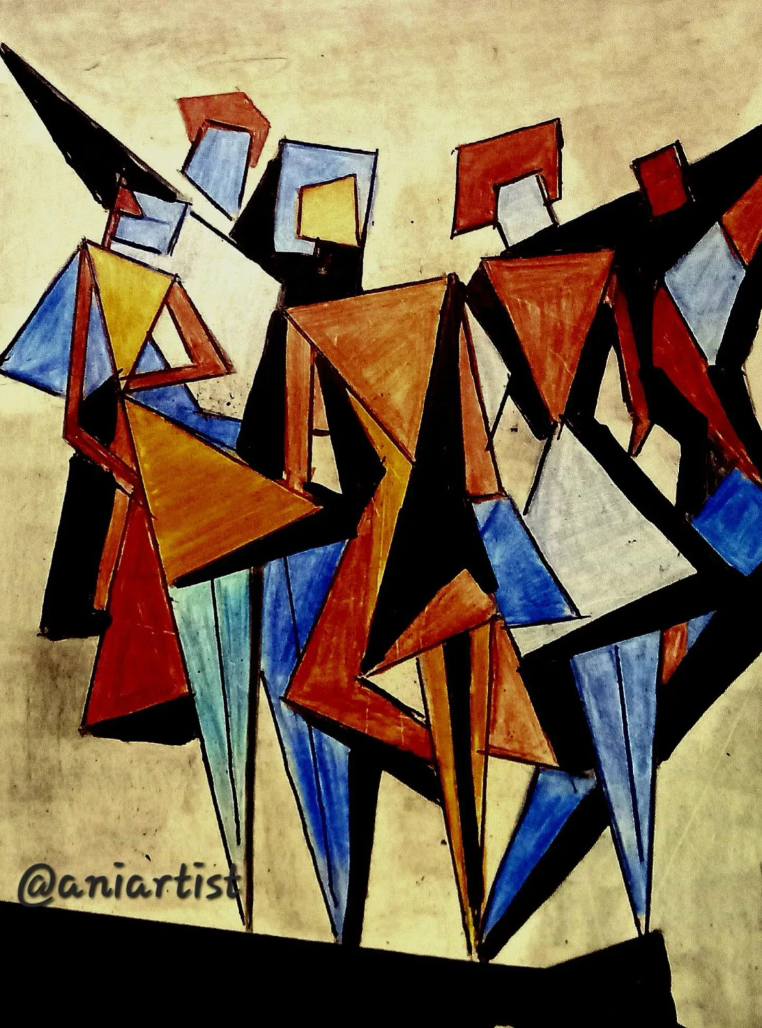 Buy Incredible Friendship-absstract Art - Abstract, Geometric
