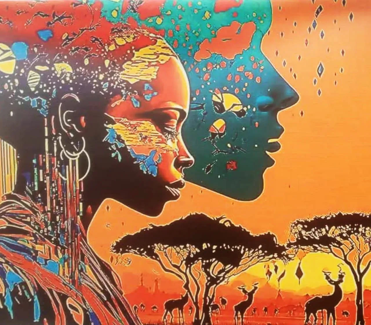 African Princess Painting