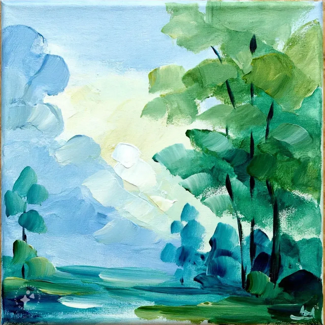 watercolor felt tip art Landscape Felt Tip Art Original Drawing Paul Maze Felt Tip Pen Landscape  With