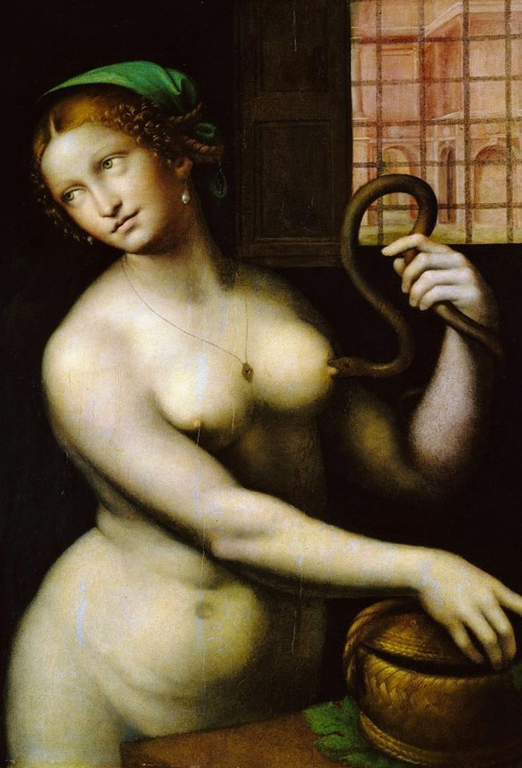 portrait paintings of topless ladies