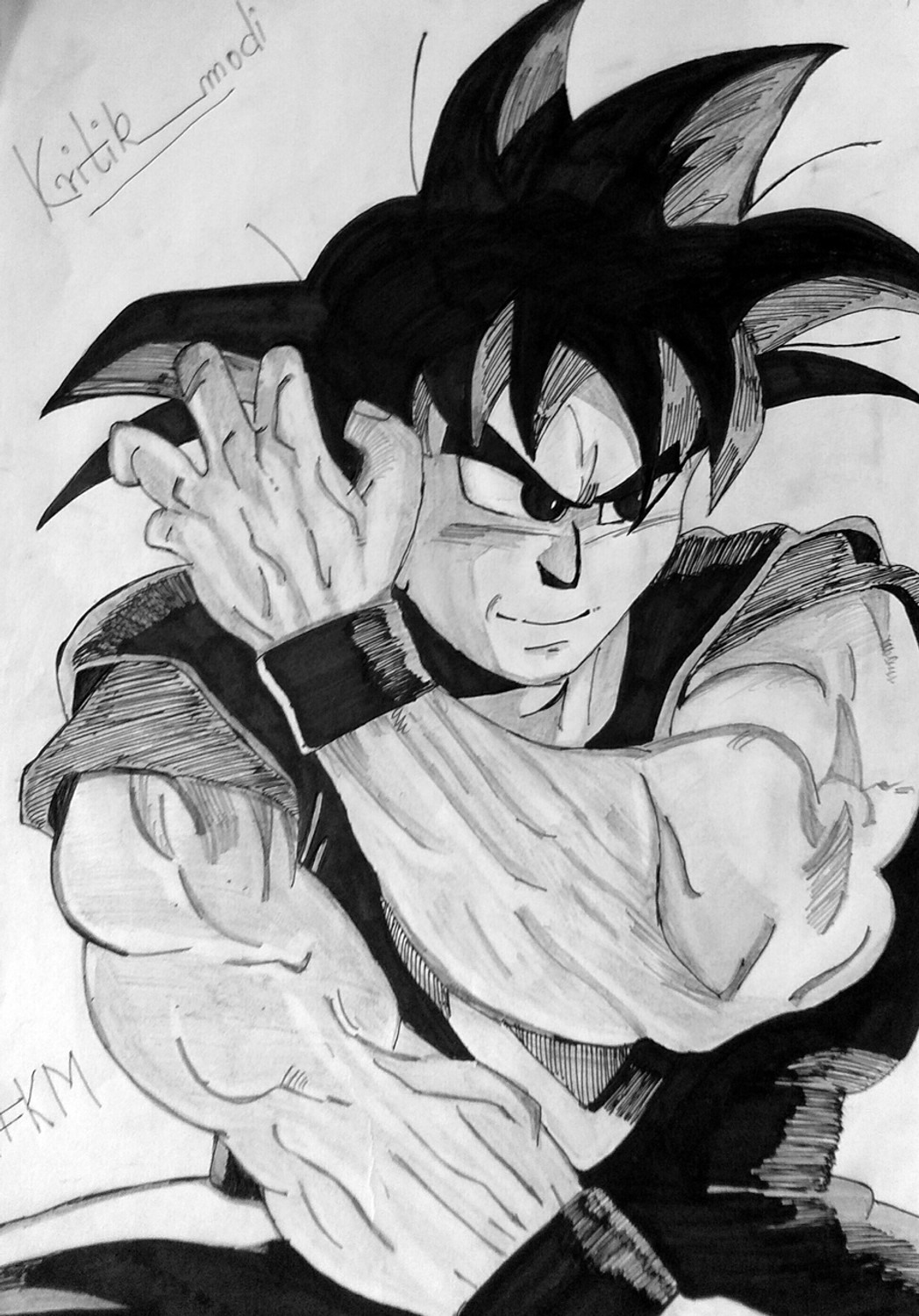 Drawings To Paint & Colour Dragon Ball Z - Print Design 070