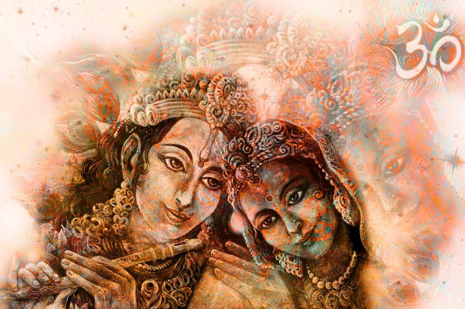 Buy The eternal love Handmade Painting by APOORVA WALI. Code:ART_3984_59506  - Paintings for Sale online in India.
