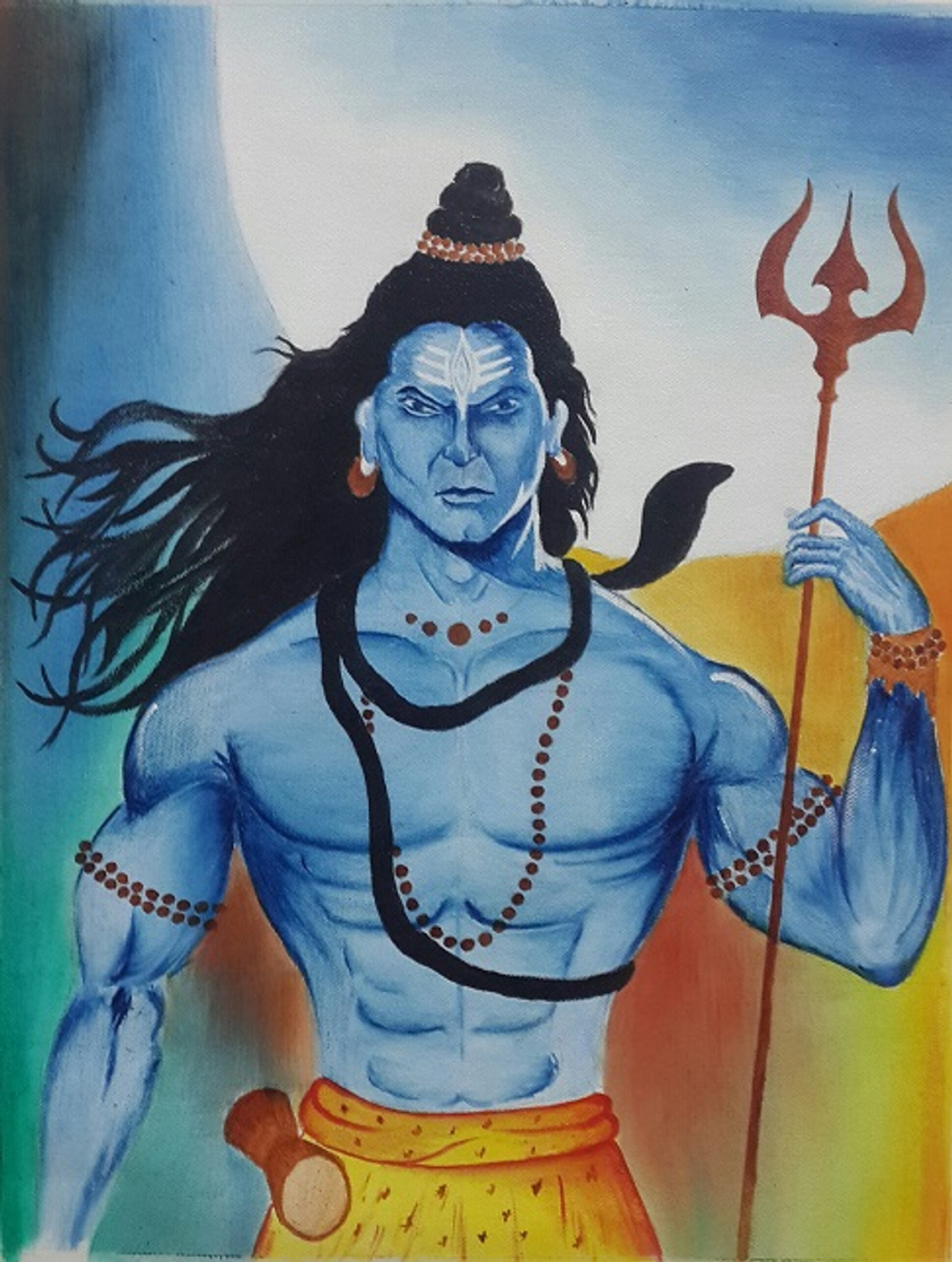 Illustration Drawing Of Lord Shiva Stock Photo, Picture and Royalty Free  Image. Image 154507777.