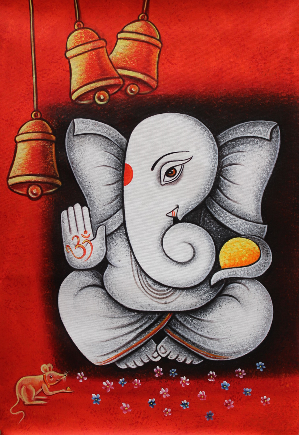 Lord Ganesha Drawing by Bhavya Bathla | Saatchi Art