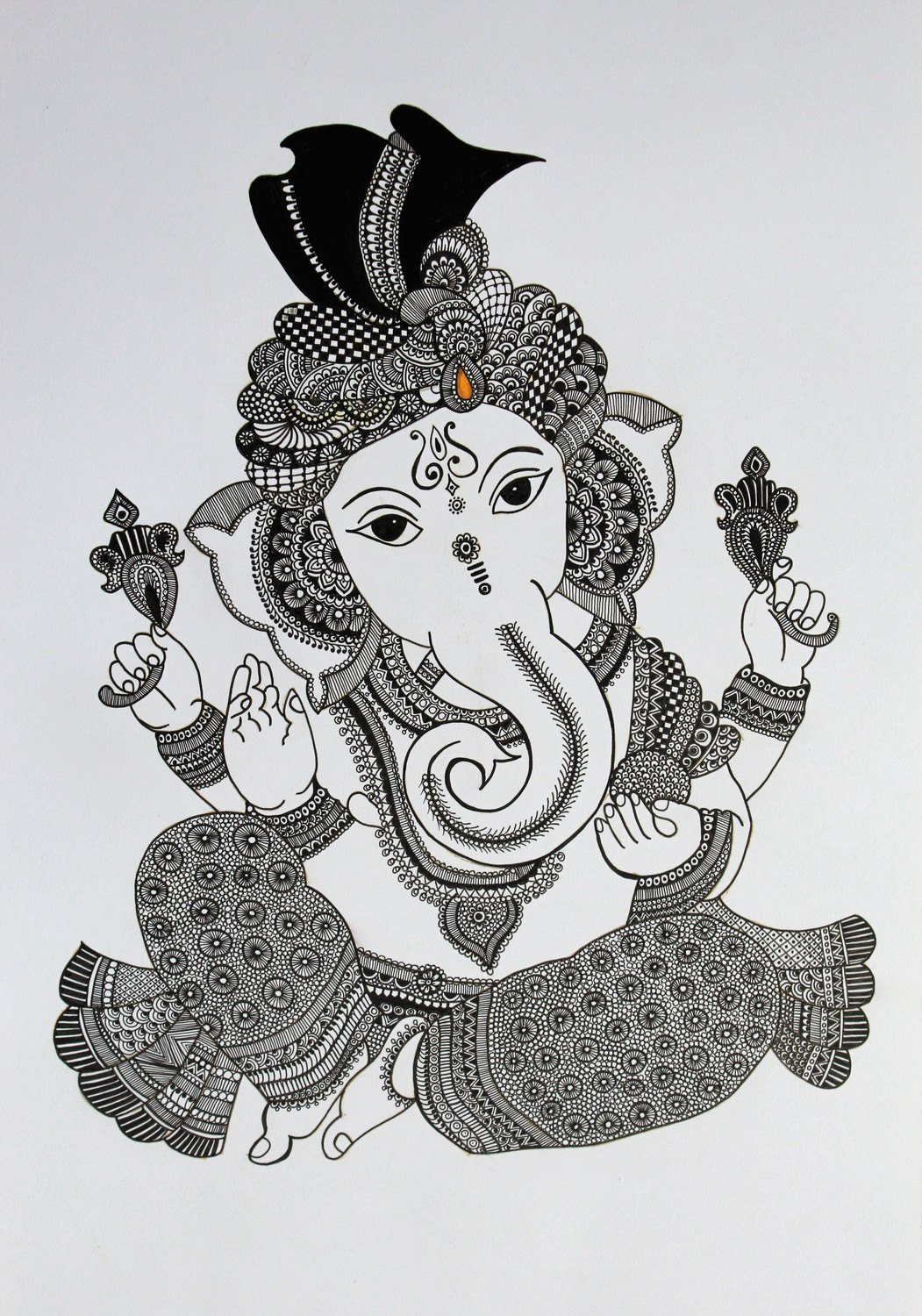 Ganpati painting hi-res stock photography and images - Page 5 - Alamy