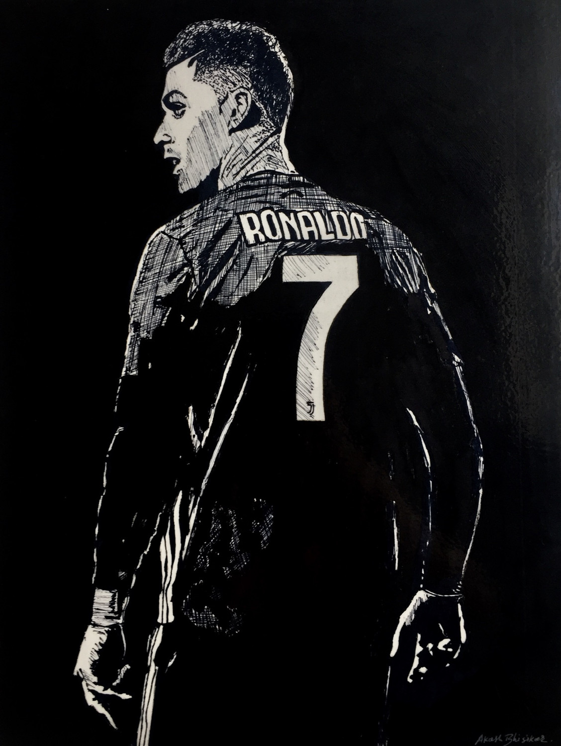 CR7 drawing