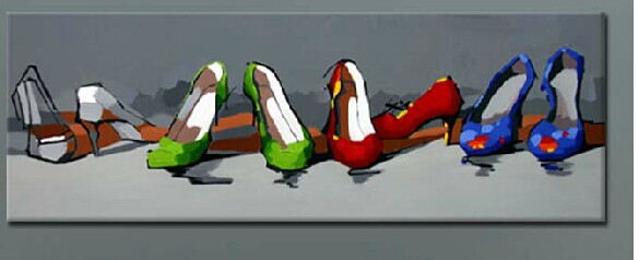 Buy My Shoe Pairs Abstract, Modern, Pop Painting Online Fizdi