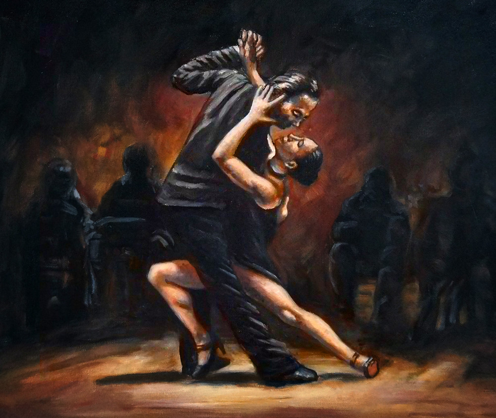 Buy Dance Of Passion - Expressive, Realistic, Dynamic Painting