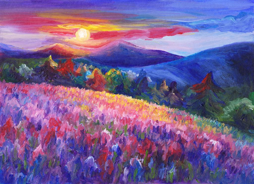 Art Paintings Fantasy Landscapes Fantasy Landscape. : R/Watercolor