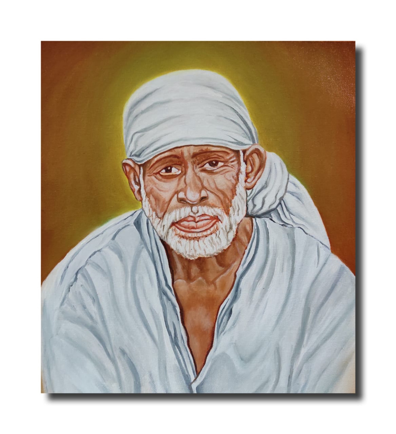 Premium Vector | Shirdi sai baba on the floor