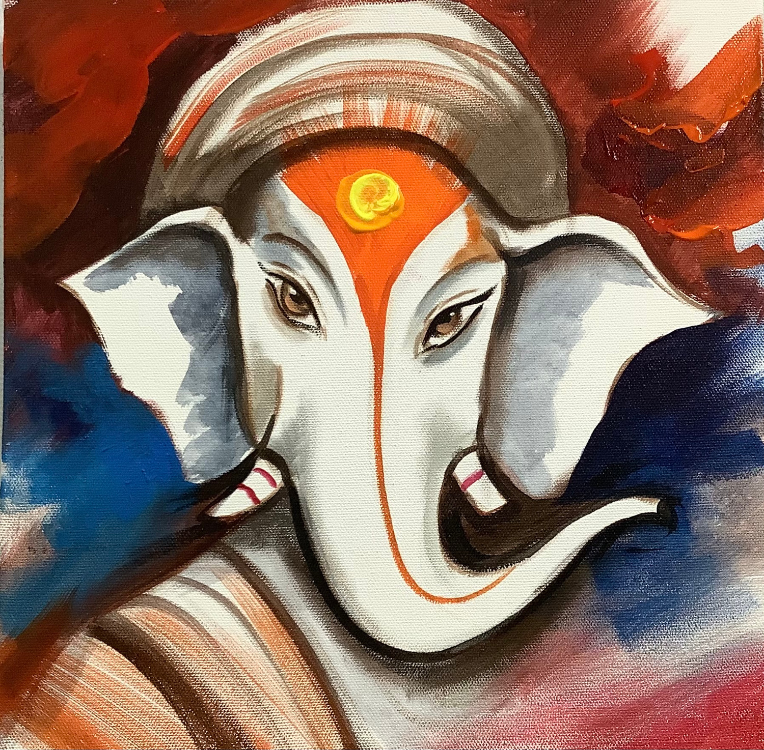 Indianara Lord Ganesha Painting (4379GB) -Synthetic Frame, 10 x 13 Inch  Digital Reprint 13 inch x 10.2 inch Painting Price in India - Buy Indianara Lord  Ganesha Painting (4379GB) -Synthetic Frame, 10