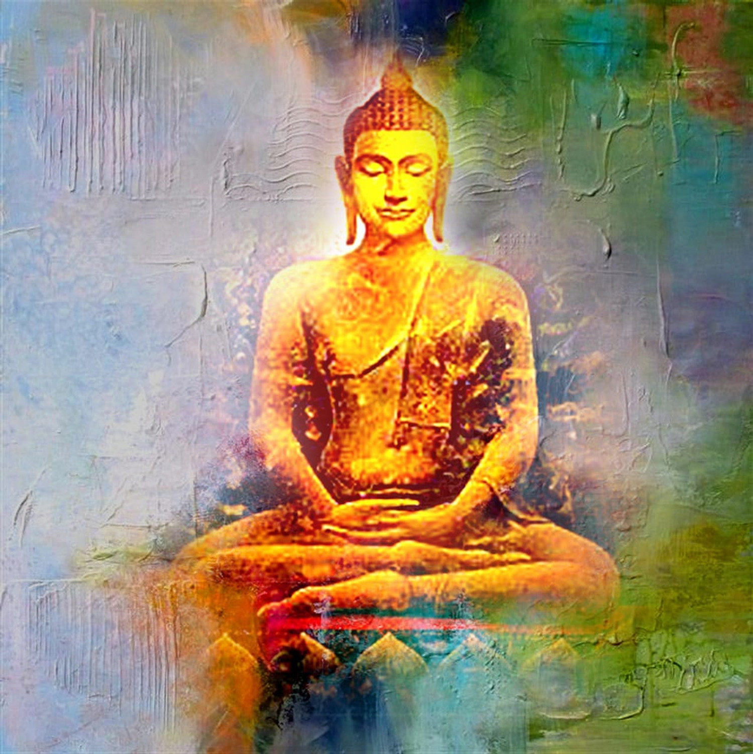 buddha meditation paintings