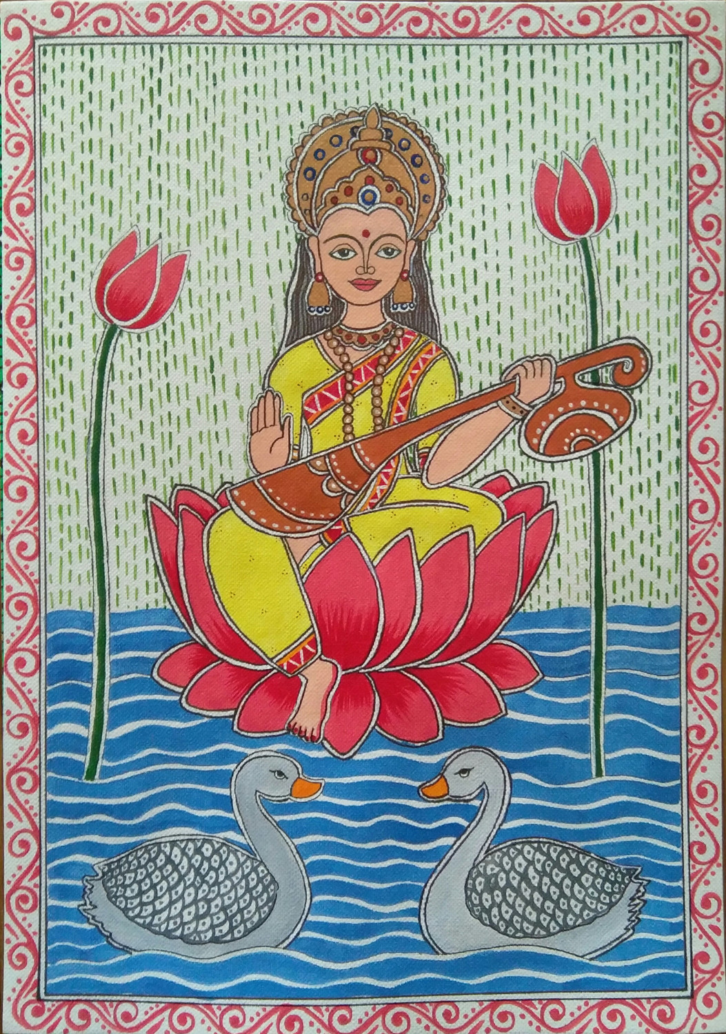 Maa Saraswati – FEMTOARTS