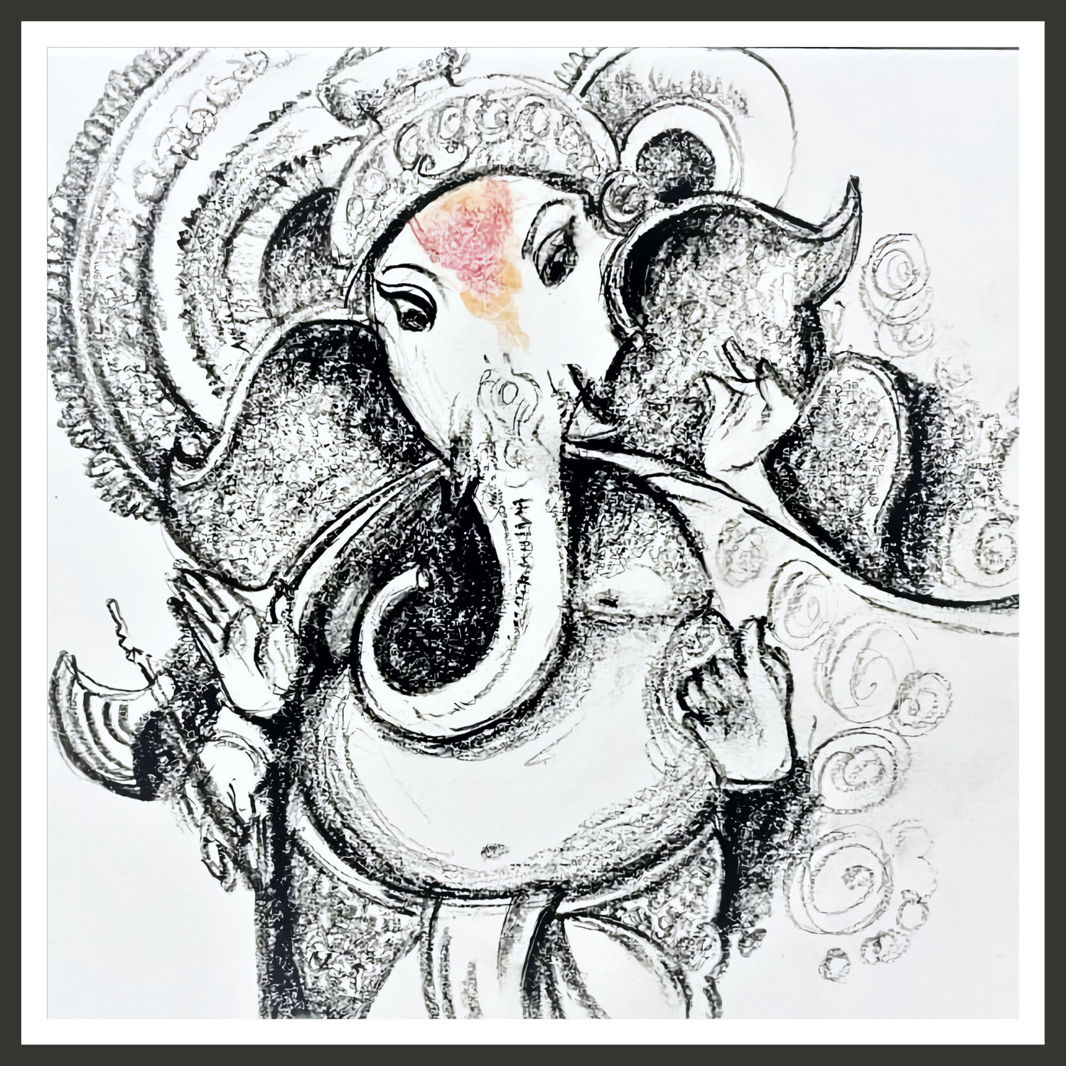 Ganpati Bappa Drawing | Easy Drawing | Easy drawings, Colored pencils,  Drawings