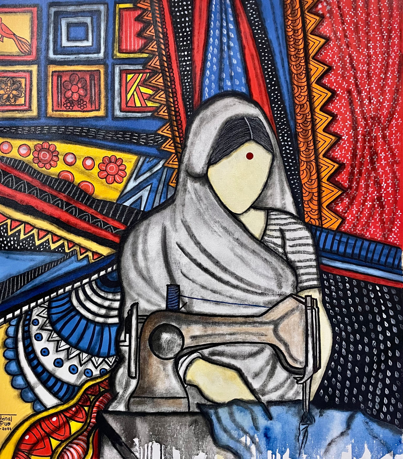 中国　刺繍絵 中国刺繍画