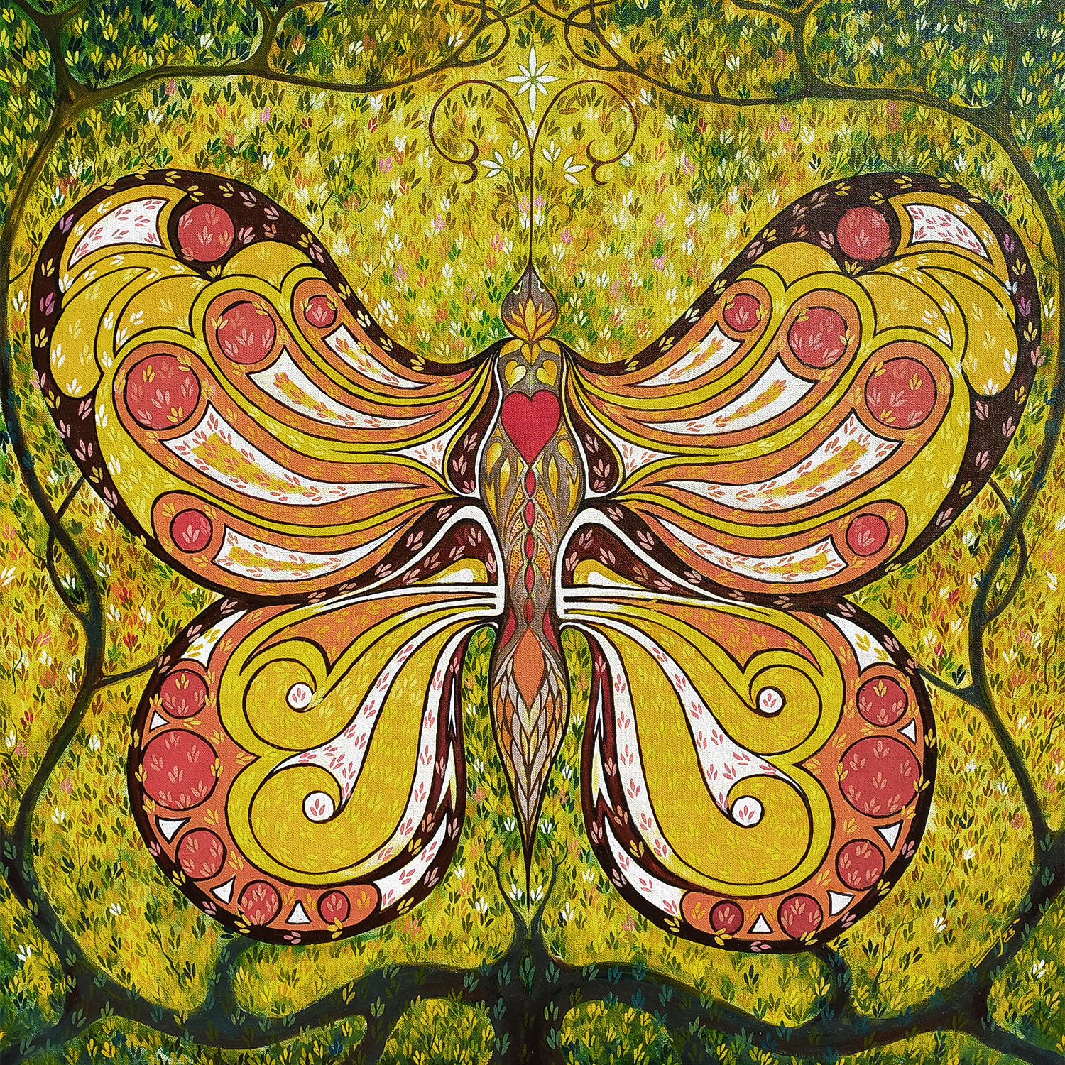 絵画 butterfly Buy Butterfly - Abstract, Decorative, Bold Painting Online | Fizdi